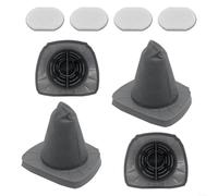 HomeVortex 4Pcs Filter Set For NES100 Vacuum Cleaner For Eureka NES100 And for Black & Decker BDST1601 Includes 4 Cup Filters And 4 Pre-Motor Filters Washable And Reusable