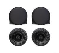 HomeVortex 4Pcs Tire Covers Set Outdoor Weather Protection Heavy Duty Wheel Protector With Elastic Band For RV Trailer Truck Car SUV 27-32 Inch(S)