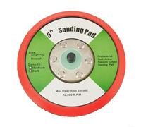 HomeVortex 5 Inch 125 Mm Dual Action Polishing Backing Plate Hook&Loop Sander Pad For Das6 5/16 UNF Thread For Metal Furniture Car Paint Outward