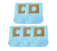 HomeVortex 5-Pack Synthetic Vacuum Cleaner Bags for GL-20 GL-30, for SAMSUNG, for LG, for ELECTROLUX, For Miele & More, 4L Microfiber Dust Bags with Cardboard Base(5 PACK)