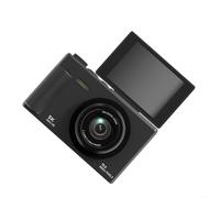 HomeVortex 5K Digital Camera with 75MP Sensor, 18x Zoom and Anti-Shake for Vlogging, 180° Flip Screen Selfie Cam, HD 2.8" Display, Portable for Travel and Content(Black)