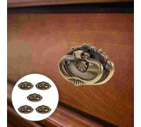 HomeVortex 5pcs Decorative Zinc Alloy Handles for Furniture Drawers, Cabinets, and Jewelry Boxes, Featuring Vintage European Style and Robust Construction