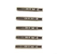 HomeVortex 5Pcs H4 x 28mm Hex Screwdriver Bits, 4mm Shank High-Strength Steel for Electric Drills, Electronics and Furniture Assembly, Silver(5 x H3.5)