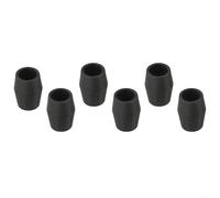 HomeVortex 6PCS Microphone Stand Foot Pads, Rubber Protector for 19mm/22mm/25mm Tubes, Anti-Slip Bottom Buffers to Floor Scratches and Enhance Stability for(A)