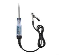 HomeVortex 6V-24V Car Circuit Tester with LED Indicators, 2m Extended Probe Pen for Auto Electrical Voltage Testing on Cars, Trucks, Motorcycles and, Black
