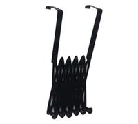 HomeVortex Adjustable and Retractable punchfree Radiator Hook Made of Stainless Steel, Designed for Hanging on radiators and Balcony Rails (Black)