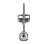 HomeVortex Adjustable Heavy Duty Furniture Leveling Feets with M10 Thread, 1200 lb Capacity, Chrome-Plated Carbon Steel, Non-Slip Base, for Home Office Restaurant Bar Use(M10*100 + M10)