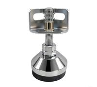 HomeVortex Adjustable Heavy Duty Furniture Leveling Feets with M10 Thread, 1200 lb Capacity, Chrome-Plated Carbon Steel, Non-Slip Base, for Home Office Restaurant Bar Use(M10*50 + M10)