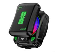 HomeVortex AI Magnetic Ph Cooler, with Semiconductor Cooling, RGB LED Fan and Power Display, 4, Modes Gaming Radiator, for Mobile Phs, Type-C Clip-On Heat Sink, for(Black)