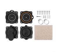 HomeVortex Air Pump Rebuild Complete Kit,For HP-80 HP-60 With Diaphragms Air Valves Hose Clamps Filter Safety Screw Replacement Parts,For Aquarium Pool System