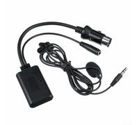 HomeVortex Alpine KCM-123B M-BUS 8Pin Aux Audio HIFI Cable Adapter with5.0 Microphone for Car Stereo AUX Input Wireless Music Streaming Noise Reduction