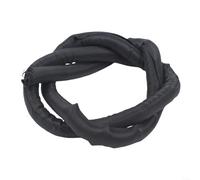 HomeVortex Black Expandable Cable Sleeve 5-16mm, Split Wire for Automotive Harness, Audio & Computer Cords, Flame Retardant Nylon Protection Against Dirt(16mm)