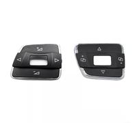 HomeVortex Car Interior Volume Control Button Cover Steering Wheel Switch Trim ABS Replacement Parts For Passat B7 2011-2015