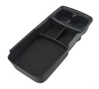 HomeVortex Center Console Storage Box Organizer Lower Layer Tray Insert Container Armrest Storage Box Accessories Black