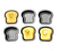 HomeVortex Chef Hat Shaping Tool Carbon Steel Non-Stick Bakeware for Cupcakes Cookies Small Desserts Black 7x7x2cm