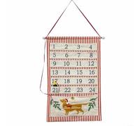 HomeVortex Christmas Countdown Wall Hanging Advent Calendar Interactive Holiday Decoration With Pockets For Daily Surprises Festive Home Decor For Family Celebration
