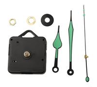 HomeVortex Clock Movement Mechanism Kit With Luminous Hands Clock Repair Parts Silent Quartz Movement Replacement For Wall Clock Making Accessories(E)