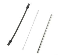 HomeVortex Coffee Machine Milk Cleaning Kit, 3 PCS Silicone Hose, Stainless Steel Tube And Brush, For Siemens For EQ6 For Bosch VeroAroma