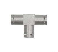 HomeVortex Coffee Maker Connector Aluminium Copper Two-Way Three-Way Interface Brewing Accessory For Various Machines(Aluminium T)