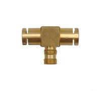 HomeVortex Coffee Maker Connector Aluminium Copper Two-Way Three-Way Interface Brewing Accessory For Various Machines(CopperT)