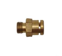 HomeVortex Coffee Maker Connector Aluminium Copper Two-Way Three-Way Interface Brewing Accessory For Various Machines(Copper I)