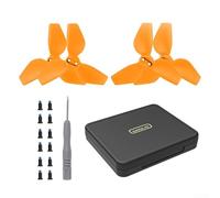HomeVortex Compact Propeller Storage Solution for DJI NEO Handheld Camera, Protective EVA Box with Space for Tools and Screws, Lightweight Design(Orange)