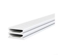 HomeVortex D Type Door Seal Strip 6m, Soundproof Weatherstrip Silicone Rubber for Draft Dust Noise Blocking, For Easy Install Self-Adhesive Sealer for Doors(L)