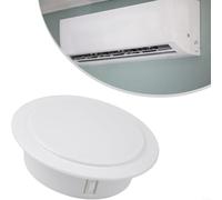 HomeVortex Decorative Wall Hole Cover Round Mesh Vent Cap for Air Conditioning or Ventilation,Conceals Openings and Protects Against Dust and Insects for Home Indoor Outdoor Use (40)