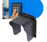 HomeVortex Doorbell Rain Cover for Outdoor Visual Doorbells, Intercoms, Cameras & Access Control Keypads - Weatherproof Black Shield with Mounting Screws (15 x 11 x 10 cm)