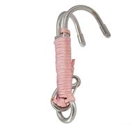 HomeVortex Double-Ended Scuba Dive Hook,for Drift Diving, 316 Stainless Steel Reef Hook,with High-Strength Nylon Cord and Quick-Release Clip, Underwater Stability Gear,for(Pink)