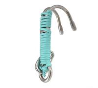 HomeVortex Double-Ended Scuba Dive Hook,for Drift Diving, 316 Stainless Steel Reef Hook,with High-Strength Nylon Cord and Quick-Release Clip, Underwater Stability Gear,for(Light blue)