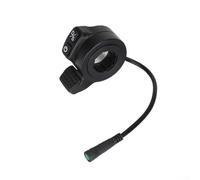 HomeVortex Dual-Button Throttle Assembly for For Kukirin G2 Electric Scooter, Waterproof Power Switch with Sensitive Acceleration, For Easy Install Replacement Part, Black