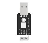 HomeVortex Dual USB Hub Splitter, for Bambu Lab P1S P1P Printer, 5V 1.5A Power Expansion Adapter, with Screw Kit, Black ABS Compact Interface, for LED Strip