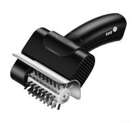 HomeVortex Electric Grill Cleaning Brush, Wireless Portable Rechargeable Rotary Scrubber with 9000RPM Motor, USB-C Fast Charging, Detachable Head for BBQ Grates and Oven Racks, Black