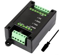 HomeVortex Expandable RS485 Hub for Industrial Networks with Two Slave Outputs and Compatibility for Up to 32 Nodes per Interface for Scalable System Design