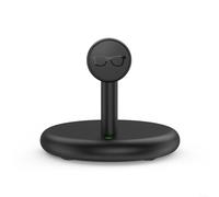HomeVortex Fast Magnetic USB-C Charging Dock Station,with ABS Stand for Ray-Ban and for Meta Smart Glasses for Wayfarer/Headliner/Skylar/HSTN, 1 Hour Quick Charge(Black)