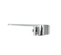 HomeVortex Faucet Handle for Bathroom Sink and Shower - Zinc Alloy Tap Lever Fits 35mm 40mm Core - Silver Water Switch Replacement Kit(A 35#)