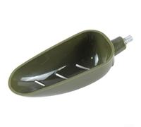 HomeVortex Fishing Bait Scoop with Boilies Shovel Handle, Deep Plastic Carbon Groundbait Spoon, Non Slip Grip Ergonomic Design for Coarse Carp Match Fishing Sessions>(Small)