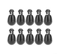 HomeVortex Fishing Rod Tip Protector Cap Hard PC Plastic Guard Case,for Sea Casting Poles Anti-Collision Cover Fishing Tackle Accessories Transparent Coffee(S)