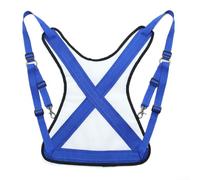 HomeVortex Fishing Vest with Back Support Harness, Adjustable PVC Mesh Life Jacket for Sea Boat Fishing, Breathable Wear-Ressistant Safety Gear for Anglers, White 40x47cm