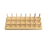 HomeVortex Fly Tying Binding Wire Storage Holder Rack Desktop Organizer Tool For Fly Fishing Materials Portable Lightweight For PETG Construction Yellow 253X95x33.8mm