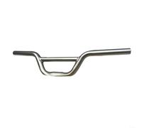 HomeVortex For Bike Handlebar Riser 520mm Alloy Mountain Bar 22.2mm Stem Diameter Ergonomic for City Bikes For Easy Install Black(silver)