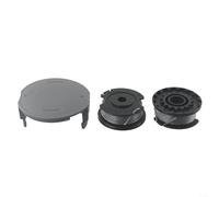 HomeVortex For Bosch Grass Trimmer Line F016800569 F016800385 With Spool Cover Set F016F05320 For Easy Grass Cut 18 23 26 Series 4M 0.6mm Cord Replacement Parts