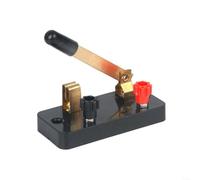 HomeVortex For SPST Rocker Switch for Educational Physics Labs, Copper Electrical Experiment Component with Screw Terminals, Safe Classroom Teaching Instrument for