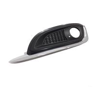 HomeVortex Front Left Fog Light Cover for Vauxhall Insignia 2013-2017, ABS Plastic Black Silver Replacement, OE 23175792 Driver Side Bumper Lamp Bezel