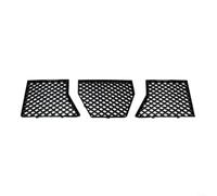 HomeVortex Front Lower Bumper Grille Mesh Protector Guard Black ABS Racing Grill Cover For BMW G87 M2 2023-2025 3-Piece Set