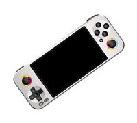 HomeVortex G36 Handheld Game Console, 4.5" HD IPS Screen, Aluminum Alloy Body, 18000+ Retro Games, 1500mAh Battery, Portable Pocket Video Player for Travel, Black(Gold)