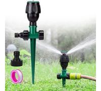 HomeVortex Garden Water Sprinkler Round Spray System with 13-23ft Coverage Range Automatic 360 Rotation Irrigation Equipment for Lawn Agriculture Fields Children Play
