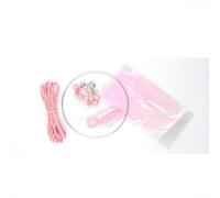 HomeVortex Handmade Dreams Catcher DIY Craft Kit Wall Hanging Decoration Set with Metal Ring Rope Feathers Wooden Beads for Bedroom Living Room Car Interior 12 cm(Pink)