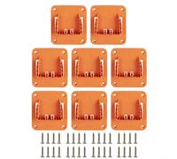HomeVortex Heavy-Duty ABS Wall Dock for RIDGID and for AEG 18V Li-ion Tools, Secure Drill Mount Bracket with Included Screws for Garage, Workshop, Work Truck or Overhead Rack Storage(8pcs)